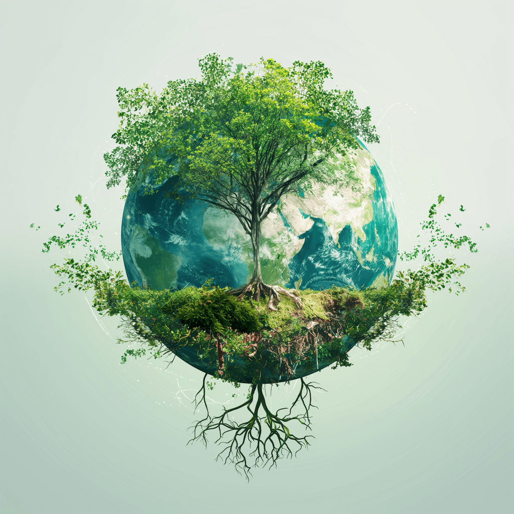 VSME Reporting - sustainability globe illustration